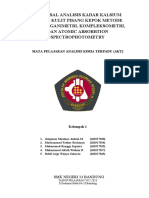 Proposal Analisis Kadar Kalsium Kulit Pisang Kepok