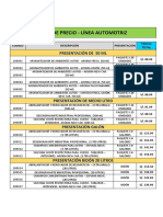 LISTA PRECIO FILSA 2022 CATÁLOGO PDF