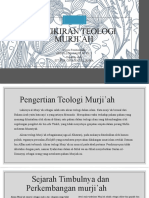 PEMIKIRAN TEOLOGI MURJI'AH (Siti Nur) P 2