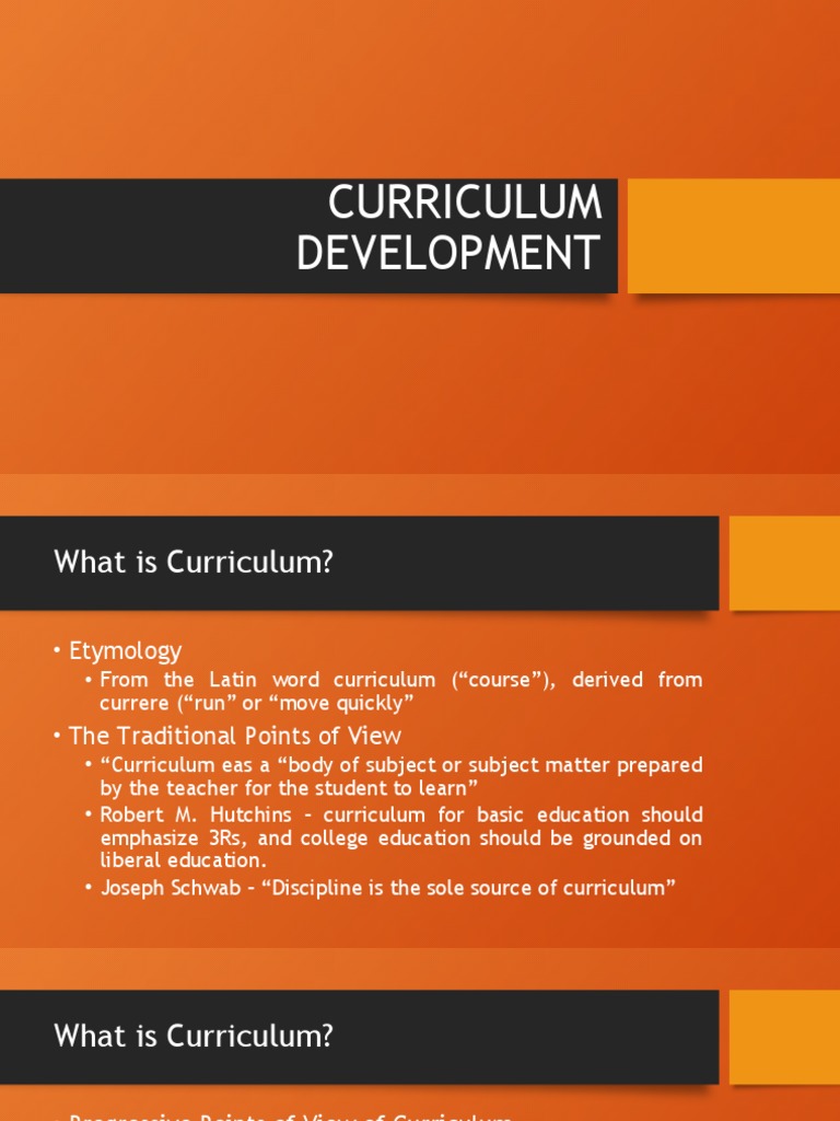 Curriculum Development | PDF | Curriculum | Psychology