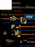 Diccionario de La Música Cubana Biográfico y Técnico (Helio Orovio)