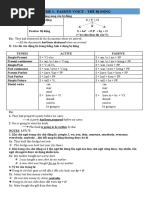 PASSIVE VOICE - THEORY + EXERCISE DX