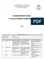 Planejamento Anual 2° Ano