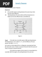 Carnot's Theorre
