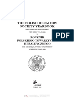 The Polish Heraldry Society Yearbook