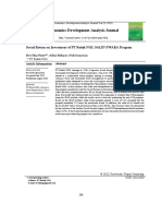 Economics Development Analysis Journal: Social Return On Investment of PT Badak NGL SALIN SWARA Program