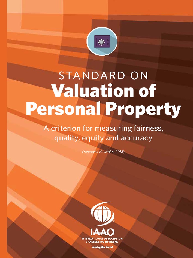 Standard Valuation Personal Property PDF Real Estate Appraisal