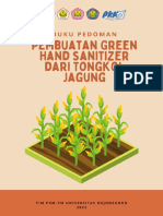Pedoman Pembuatan Green Hand Sanitizer Dari Tongkol Jagung