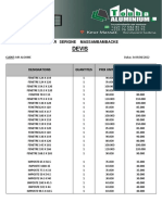 ALOUINE DEVIS REDUIT A 2.900.000 FCFA - PDF &