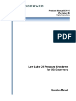 Low Lube Oil Pressure Shutdown For UG Governors: Product Manual 03016 (Revision D)