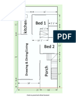 2 Beds On Ground and Without Basement