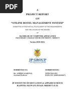 Project Report On Hotel Reservation