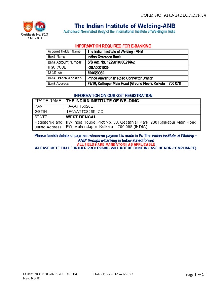 E-Banking Payment Instructions for ANB | PDF | Online Banking | Banks ...