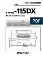 Instruction Manual: Paper Guillotine