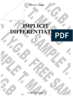 Implicit Differentiation