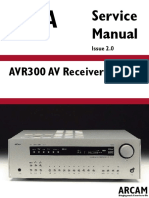 AVR300 Surround Sound Receiver Service Manual