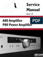 A80 Amplifier P80 Power Amplifier: Service Manual