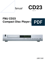 Service Manual: FMJ Cd23 Compact Disc Player (Text)