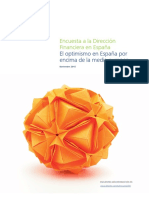 Deloitte - ES - CFO - Program - 14 Encuesta A La Direccion Financiera Optimismo en Espana