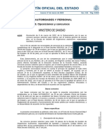 Oposiciones Sanidad 2022 convoca 78 plazas escala gestión