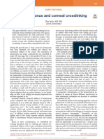 Keratoconus and Corneal Crosslinking.