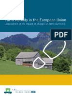 Farm Viability in The European Union. Assessment of Impact of Changes in Farm Payments 2010 69p SK