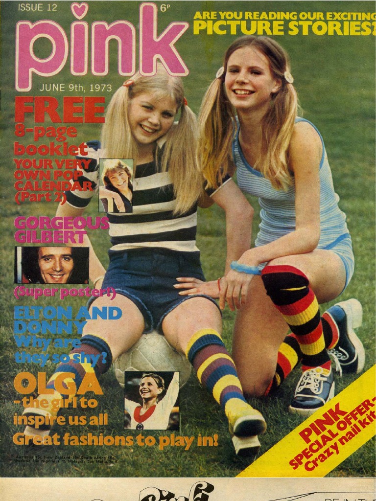 Pink Vintage Teenage Magazine Issue 12 June 9th 1973 Pdf