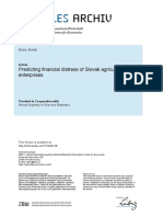 Predicting Financial Distress of Slovak Agricultural Enterprises 2019 27p