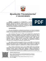 RVM #099-2022-MINEDU - BASES JUEGOS ESCOLARES DEPORTIVOS - EducarPerú