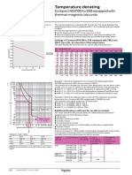 Settings of Compact NSX100 To 250 Equipped With TM-D and TM-G Trip Units, As A Function of The Temperature