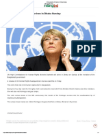 UN Human Rights Chief Arrives in Dhaka Sunday: News Desk