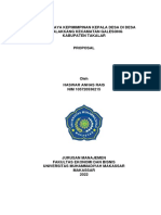 Revisi 1 ANALISI GAYA KEPIMIMPINAN KEPALA DESA DI DESA PALALAKKANG KECAMATAN GALESONG