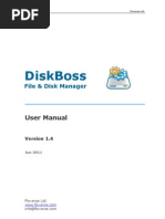 DiskBoss File and Disk Manager Manual