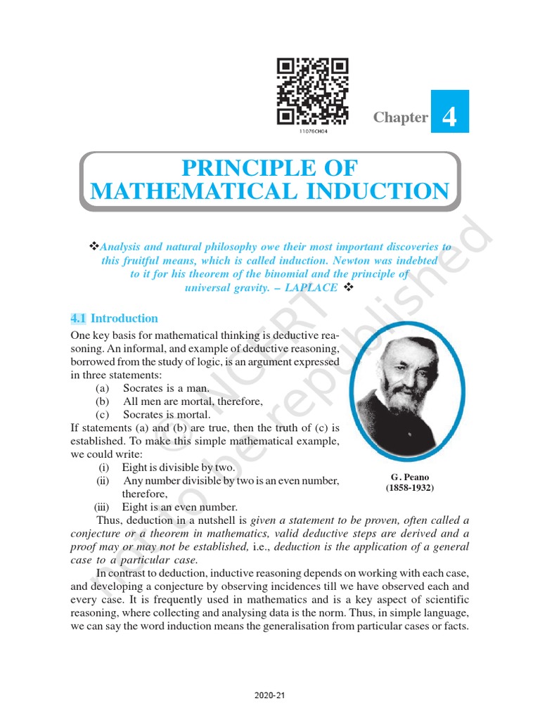 Principle of mathematical induction pdf inductive reasoning