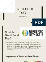 World Food DAY: Alp Çoroğlu - 9C