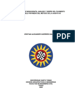 Trabajo de Monografía, Análisis y Diseño Del Pavimento Flexible Por Medio Del Método de La Aashto-93 Cristian Alexander Guerrero Martinez