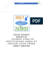 Detail Project Report of Fishery Pond of Bhutiyapara Samaj at Oxiguri Gaon Under Amrit Sarovar