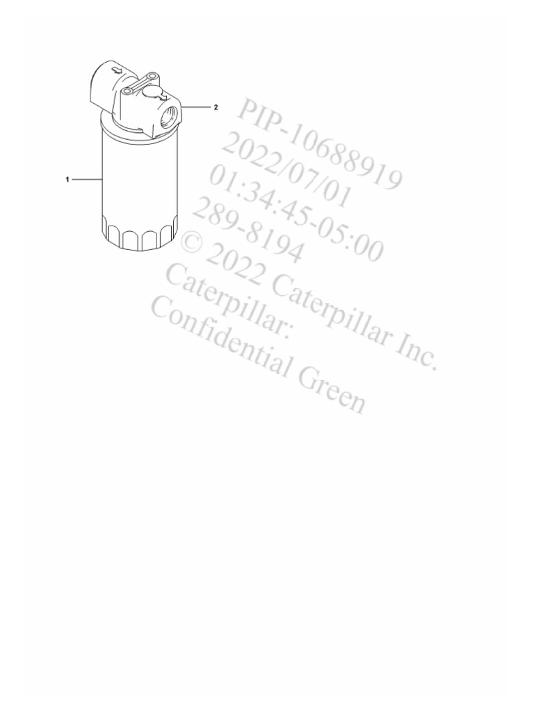 2898194 FILTER GPOIL HYDRAULIC, CASE DRAIN PDF