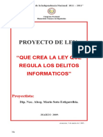 Ley que regula delitos informáticos