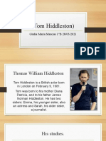 Presentazione Tom Hiddleston