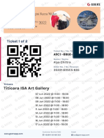 (Event Ticket) Titicara ISA Art Gallery - Titicara - 1 35331-E05C5-655