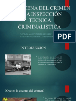 LA ESCENA DEL CRIMEN Y LA INSPECCIÓN TECNICA (2)
