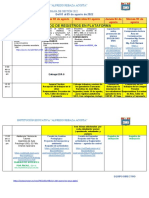 Planificación de La Semana de Gestión 2022