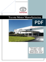 Toyota Motor Manufacturing