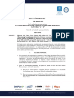 Resolución NO. 047 de 2022 de Dimayor