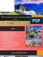 The 10 Most Touristic Places of Perú