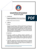004 Analisis Financiero Gerencial I 5 Sesiones 2022