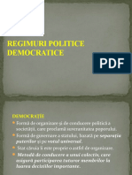 Regimuri Politice Democratice 1