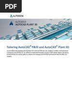 Tailoring AutoCAD P and ID and AutoCAD P