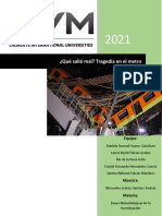 Análisis de las causas del colapso de la Línea 12 del Metro CDMX